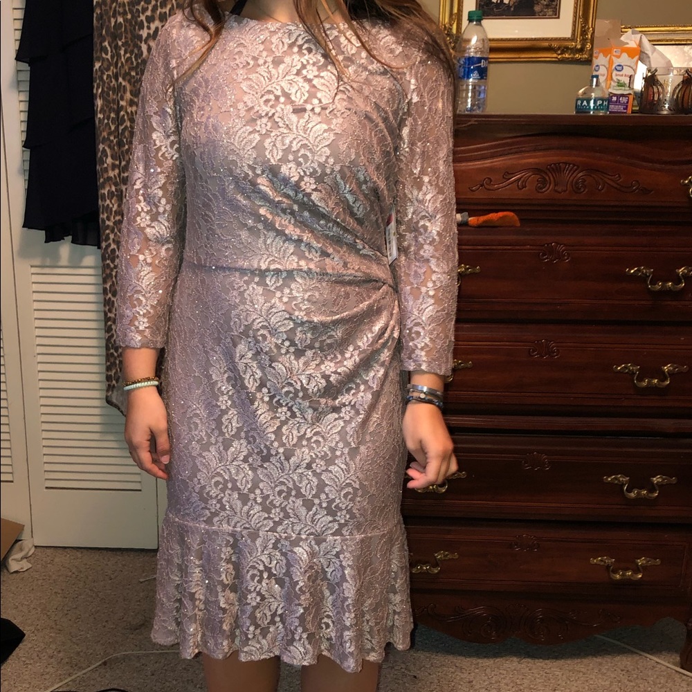 Mid length dress, formal, mother of the bride
